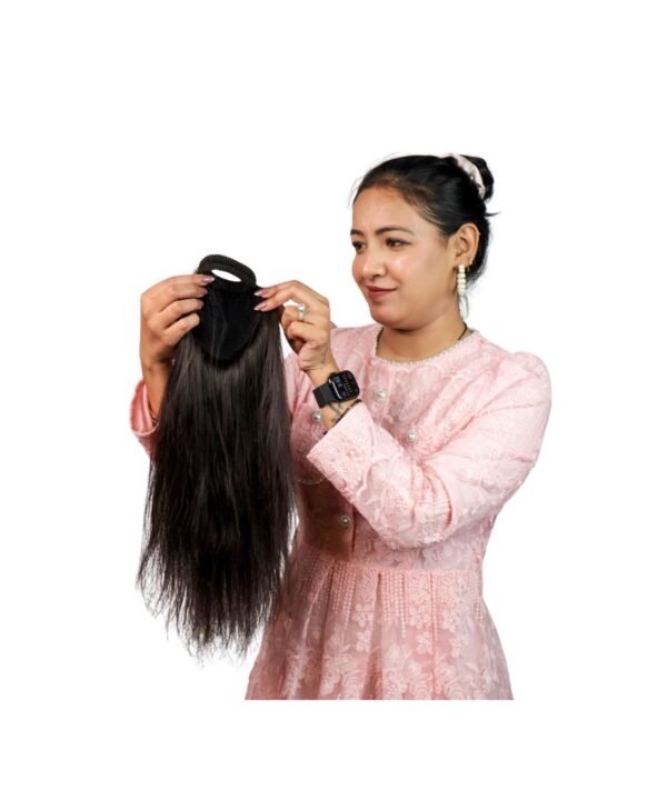 Rubber Band Ponytail
